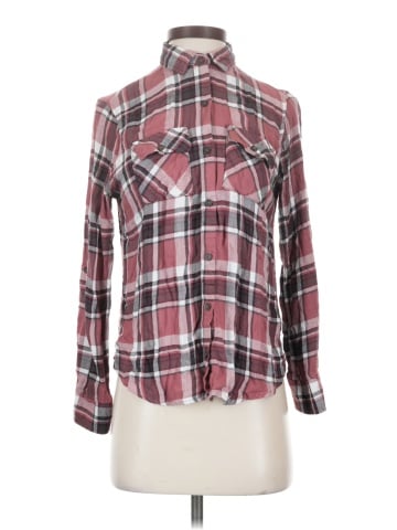 Polly & Esther Long Sleeve Button-Down Shirt (view 1)