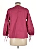 Express Burgundy 3/4 Sleeve Blouse Size M - photo 2