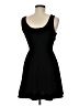 Papaya Solid Black Cocktail Dress Size M - photo 2