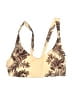 Hurley Print Tan Swimsuit Top Size XL - photo 1