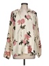 Torrid Floral Ivory Long Sleeve Blouse Size Lg Plus (0) - photo 1