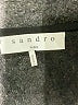Sandro 100% Polyamide Black Short Sleeve Top Size Med (2) - photo 7