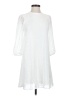 Calvin Klein 100% Polyester White Casual Dress Size 2P - photo 1