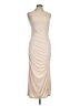 Zara 100% Polyester Tan Cocktail Dress Size L - photo 1