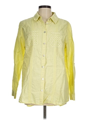 Soft Surroundings Long Sleeve Button-Down Shirt (view 1)