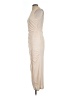 Zara 100% Polyester Tan Cocktail Dress Size L - photo 5