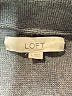Ann Taylor LOFT 100% Cotton Chevron-herringbone Gray Blazer Size L - photo 6