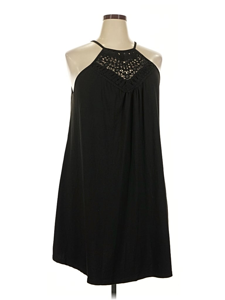 Pre-owned Shein Curve Casual Dress In Black