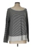 Kersh Stripes Silver 3/4 Sleeve T-Shirt Size L - photo 1
