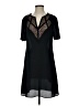 BCBG 100% Polyester Solid Black Casual Dress Size XS - photo 1