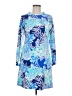 IBKUL Print Blue Casual Dress Size M - photo 1