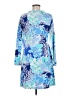 IBKUL Print Blue Casual Dress Size M - photo 2