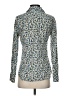 J.Crew Floral Teal Long Sleeve Blouse Size 4 - photo 2