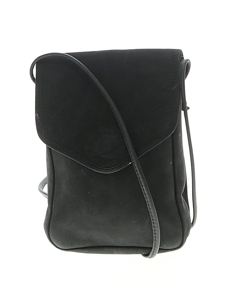 Pre-owned Arche Leather Crossbody Bag In Black