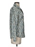 J.Crew Floral Teal Long Sleeve Blouse Size 4 - photo 4