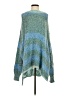Free People Chevron-herringbone Teal Pullover Sweater Size S - photo 1