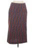 System Plaid Blue Casual Skirt Size M (estimated) - photo 1