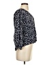 Gap 100% Rayon Blue 3/4 Sleeve Blouse Size S - photo 4