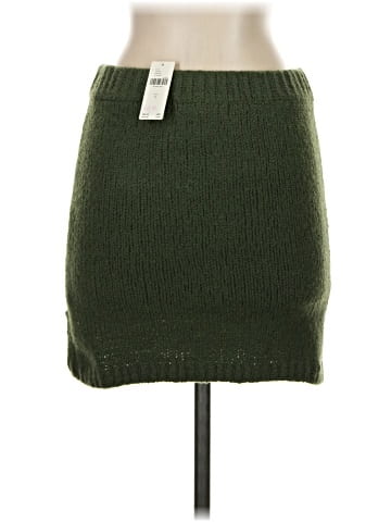 Flat White Wool Skirt (view 2)