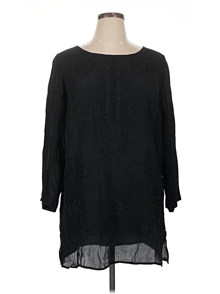 Pre-owned Ny Collection Casual Dress In Black