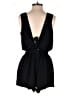 Unbranded 100% Polyester Solid Black Romper Size L - photo 2