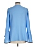 Ann Taylor 100% Polyester Blue 3/4 Sleeve Blouse Size M - photo 2