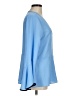 Ann Taylor 100% Polyester Blue 3/4 Sleeve Blouse Size M - photo 4