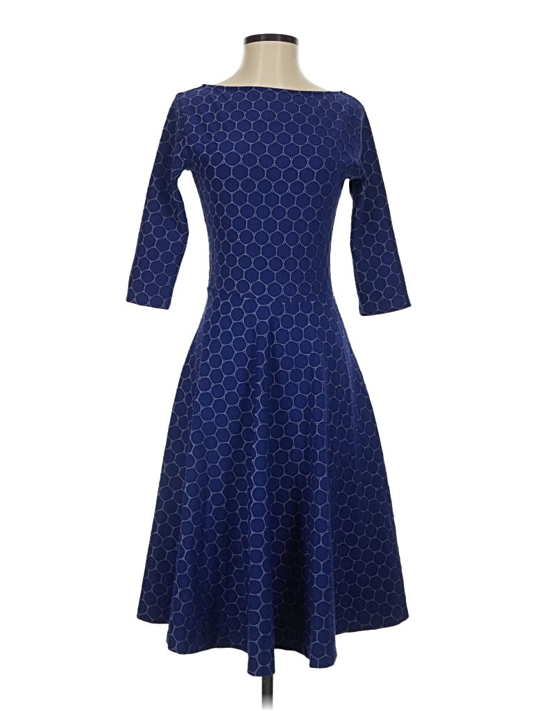 Pre-owned Leota Casual Dress In Blue