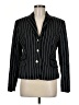 Rena Rowan Stripes Black Blazer Size 8 - photo 1