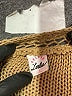 Selfie Leslie 100% Acrylic Tan Pullover Sweater Size L - photo 7