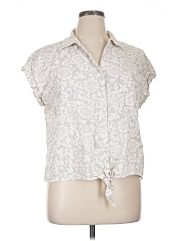 Jones New York Short Sleeve Blouse (view 1)