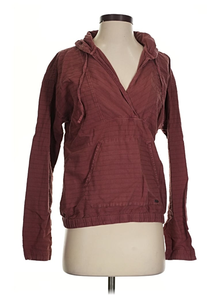 Pre-owned Prana Jacket In Burgundy