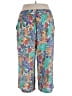 Rose + Olive Tropical Blue Casual Pants Size 2X - photo 2