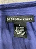 Design History Blue Short Sleeve Top Size L - photo 7