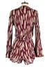 Blue Life 100% Rayon Burgundy Romper Size XS - photo 2
