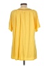 Lane Bryant Yellow Short Sleeve Blouse Size 10 - 12 Plus - photo 2