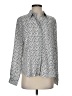 Have Animal Print Silver Long Sleeve Blouse Size S - photo 1