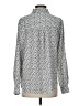 Have Animal Print Silver Long Sleeve Blouse Size S - photo 2