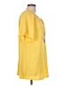 Lane Bryant Yellow Short Sleeve Blouse Size 10 - 12 Plus - photo 4