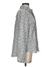 Have Animal Print Silver Long Sleeve Blouse Size S - photo 4
