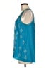 Sugar Lips 100% Polyester Blue Tank Top Size M - photo 5