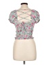 No Boundaries 100% Polyester Pink Short Sleeve Top Size L - photo 2
