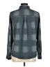 32 Degrees Plaid Teal Long Sleeve Blouse Size M - photo 2