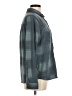 32 Degrees Plaid Teal Long Sleeve Blouse Size M - photo 4
