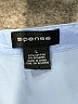 Spense Blue 3/4 Sleeve Blouse Size L - photo 7