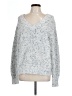 Gap Tweed Silver Pullover Sweater Size L - photo 1