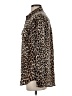 Equipment 100% Silk Animal Print Brown Long Sleeve Silk Top Size S - photo 5