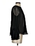 Stellah Solid Black Long Sleeve Blouse Size XS - photo 4