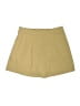 Express 100% Polyester Yellow Tan Khaki Shorts Size 8 - photo 2
