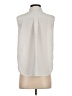 EXQUISE 100% Polyester Ivory Sleeveless Blouse Size 4 - photo 2